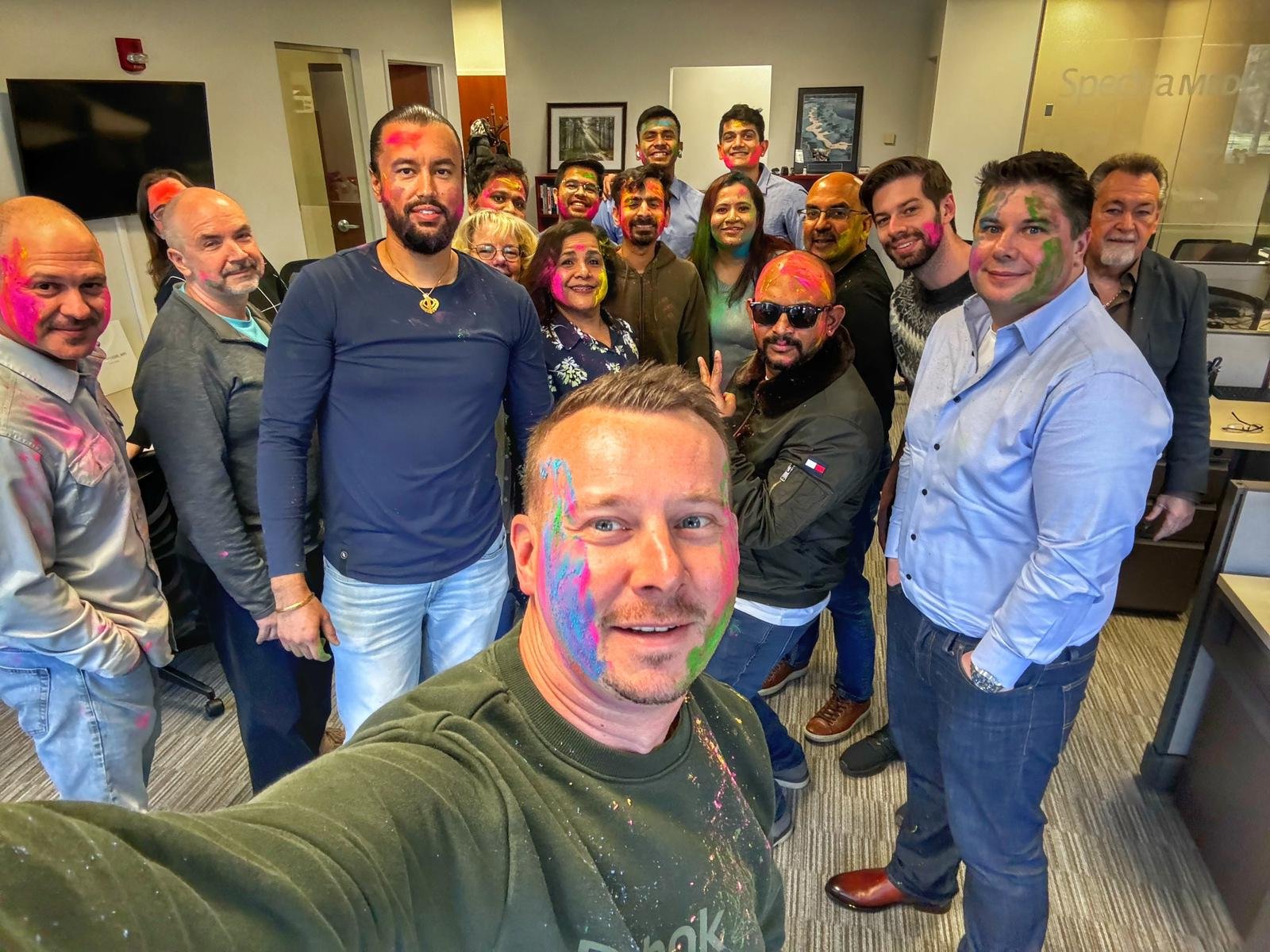 Holi in US office