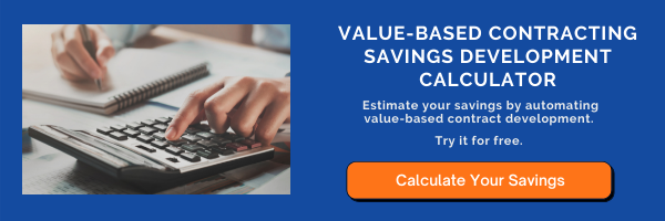 Value-Based Contracting Savings Calculator CTA-1